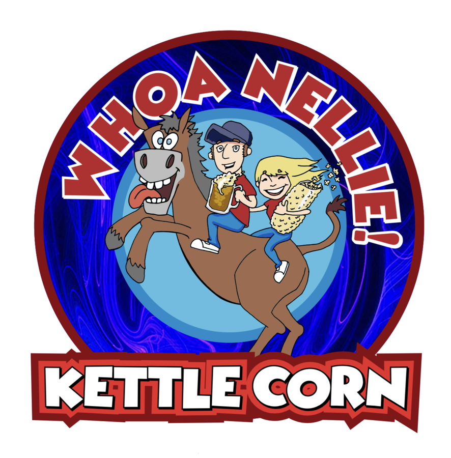 Whoa Nellie! Kettle Corn logo