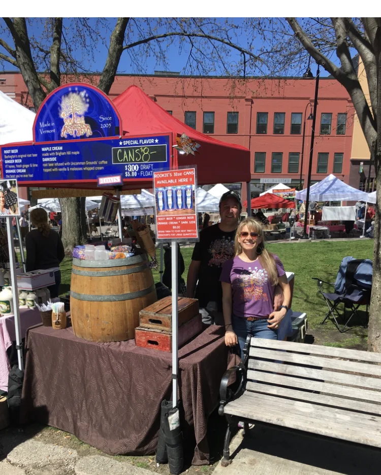 The Rookie's stand at the Burlington Farmers Market